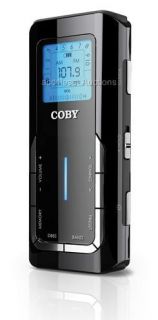 Coby CX 90 Digital Portable Am FM Pocket Radio Black