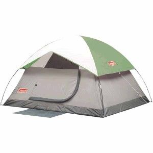 coleman meadow falls 3 person tent 200003954 camping hiking 8 x7 minty