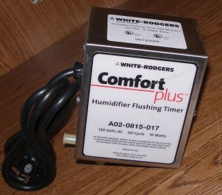 White Rodgers Comfort plus Humidifier Flushing Timer A02 0815 017