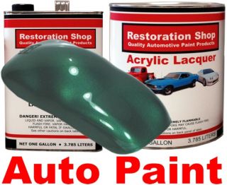 Rally Green Metallic Acrylic Lacquer Car Auto Paint Kit