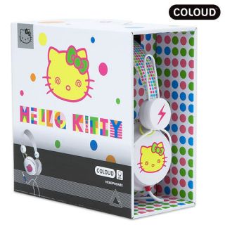 New Hello Kitty Coloud ZD Glitter Headphone Japan White