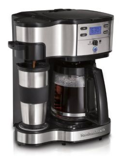  Beach Two Way Brewer Single Serve and 12 Cup Coffee Maker