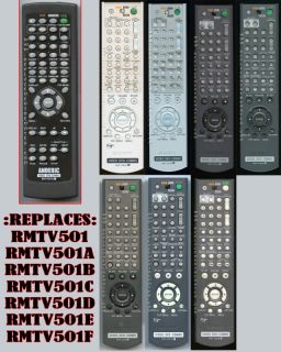 Replacement Sony DVD VCR Combo Remote Control RMT V501A