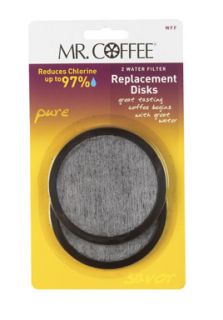 Mr Coffee Water Filter Replacement Disc 2 Pack