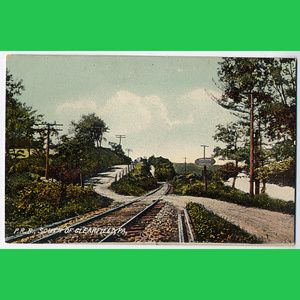 PRR Pennsylvania Railroad South Clearfield PA Postcard