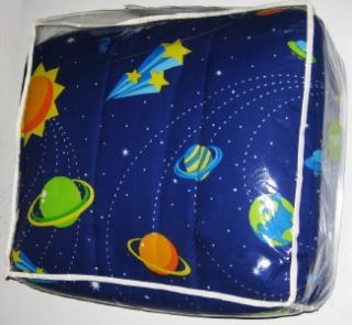 Full Size Outer Space Comforter Blanket Planets Stars