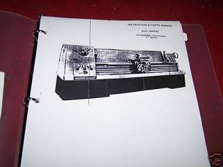 21 Clausing Colchester Lathe Service Parts Manual