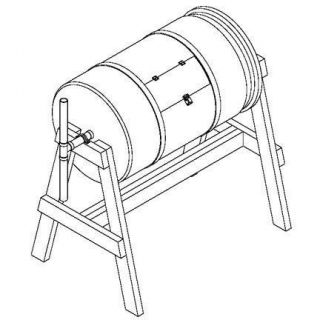 How to Build A Rotating Barrel Compost Project Plans