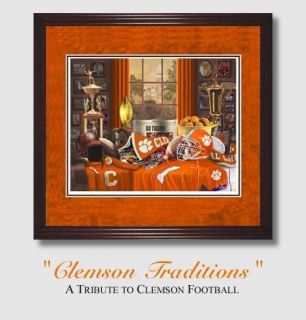 Clemson Tigers Football Traditions Framed Print