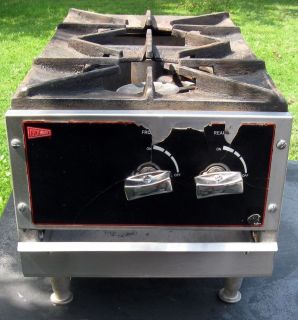Cecilware AG120 Commercial Stove 2 Burner Nat Gas Short Order USED NYC
