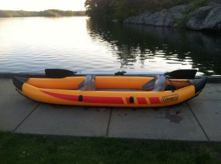 Coleman 2 Person Inflatable Kayak Includes Paddles