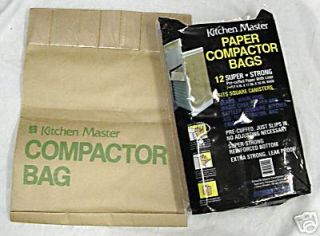 CTB121 12 Paper Trash Compactor Square Bags 9x17x16