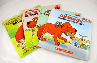 Lot of 4 Clifford The Big Red Dog Books Norman Bridwell