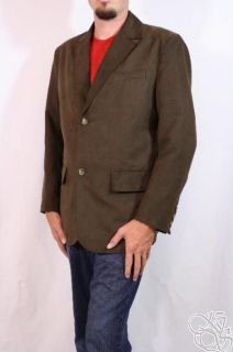 ROUNDTREE & YORKE Clifton Brown Mens Blazer Jacket Coat New $160 size