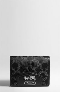 COACH MADISON DOTTED OP ART SMALL WALLET