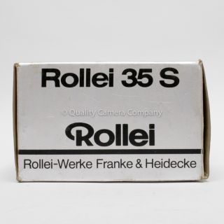 RARE Unopened Collectable Rollei 35S Silver Compact 35mm Camera Box