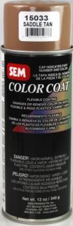  saddle tan flexible vinyl plastic aerosol spray paint can sem color