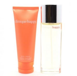 Clinique Happy Womens Fragrance Perfume Spray 1 7 oz Body Cream 2 5