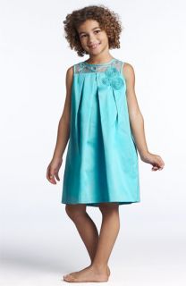 Us Angels Corsage Appliqué Sateen Dress (Toddler, Little Girls & Big Girls)