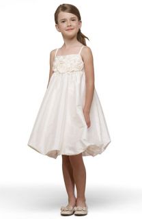 Us Angels Taffeta Rosette Bubble Dress (Toddler, Little Girls & Big Girls)