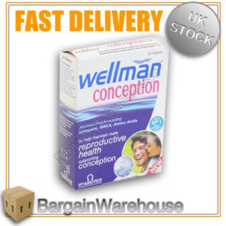 Vitabiotics Wellman Conception 30 Tablets 1st Clas Post