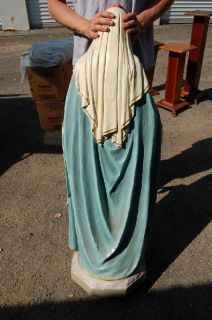  Plaster Statue of Mary   The Immaculate Conception+ Blessed Mother