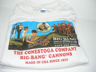 New UNWORN Conestoga Big Bang Cannon Size XL T Shirt