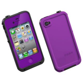 Purple Waterproof Shockproof PC Case Life Dirt Proof Cover for iPhone