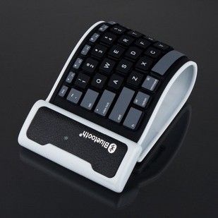   Wireless Bluetooth Foldable Silicone Waterproof Computer Keyboard