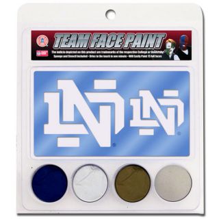 Notre Dame Fighting Irish Face Paint with Stencils