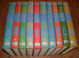 Colliers Junior Classics Set of 10 1962 Young Folks Shelf of Books