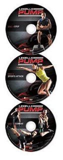 MILLS PUMP CROSS TRAINING DELUXE 3 DVDS STEP + SPORTS ATTACK + COMBAT