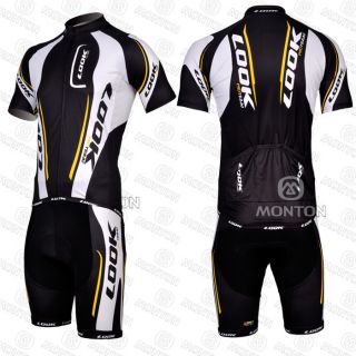 New Cycling Bicycle Bike Cloths Jersey Bib Shorts Racing Clothing Size