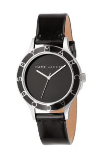 MARC BY MARC JACOBS Oversized Round Watch with Patent Band