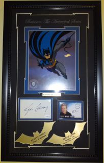   Animated Series signed sericel autograph Kevin Conroy Bruce Timm JSA