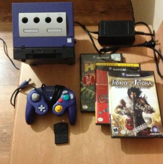 Nintendo GC Game Cube Console Lot 3 Games Gameboy Player Controller