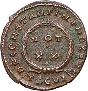 Constantine I The Great 320AD Authentic Original Ancient Roman Coin