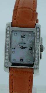 concord sportiva new mother of pearl diamond watch