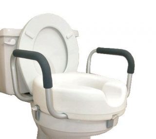 DMI Raised Toilet Seat with Arms —
