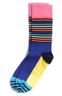 Happy Socks Stripe Block Patterned Socks