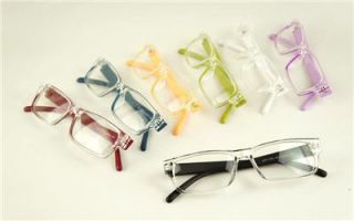 The Transparent Frame Candy Colored Glasses Legs Eyeglasses Frames