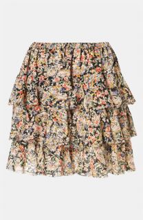 Topshop Lucy Paisley Print Miniskirt