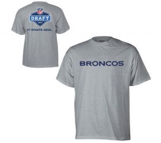 NFL Denver Broncos Mens 2010 Draft Short Sleeve T Shirt —