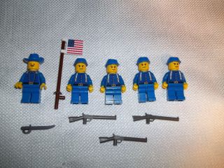 Lego Civil War Mini Figure Custom Union Cavalry Lot