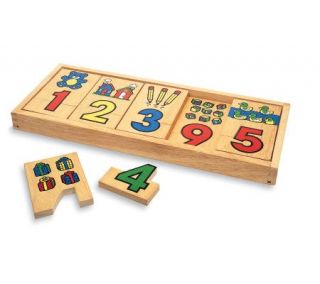 Woodshop Toys 1 2 3 Puzzle Blocks by Learning Resources   T119261
