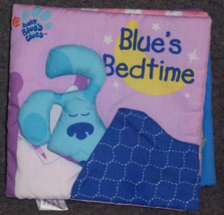 Nick Jr BLUES CLUES BLUES BEDTIME CLOTH RAG BOOK