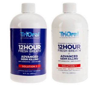 TriOral 12 Hour Mouth Wash Advanced ClinicalFormula Auto Delivery 