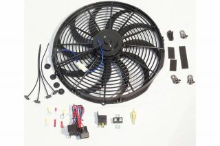 16 Reversable Electric Cooling Fan 200 WATT Output w/ Mounting Kit