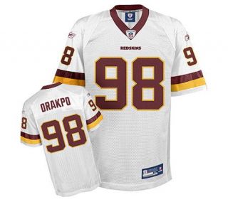NFL Washington Redskins Brian Orakpo Replica White Jersey   A189109
