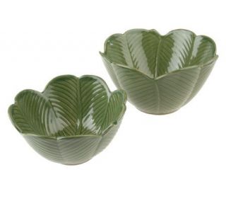 Blarney Ceramics 4 Leaf Clover Set of 2 Bowls —